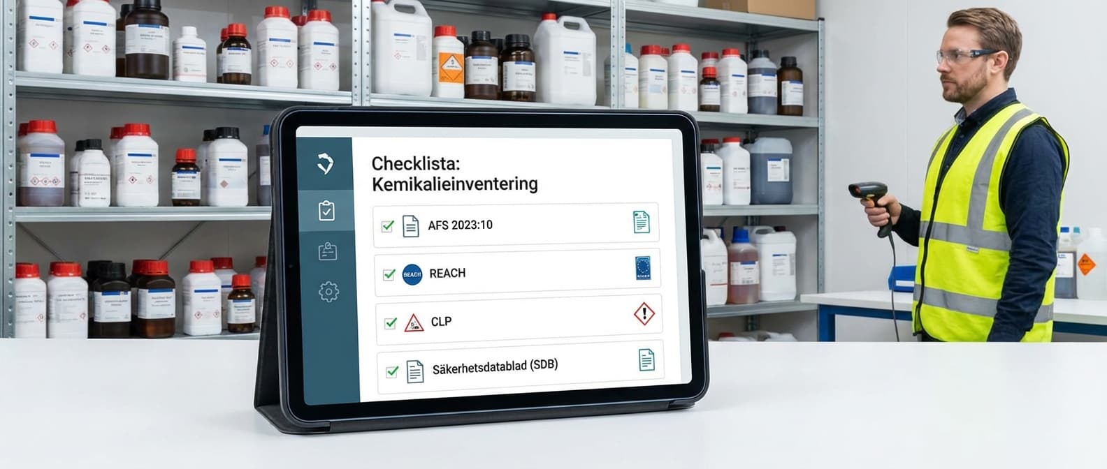 Checklista: Kemikalieinventering